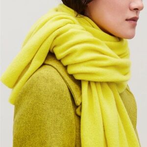 COS Neon Yellow Scarf